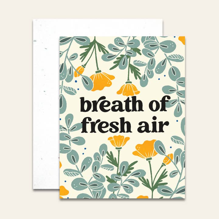 Breath of Fresh Air | Tarjeta de felicitación para venta al por mayor de Hollis Callas