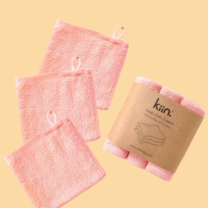 Kiin Baby - Wholesale Wash Cloth - Kids & Baby - Wash Cloths 3 Pack