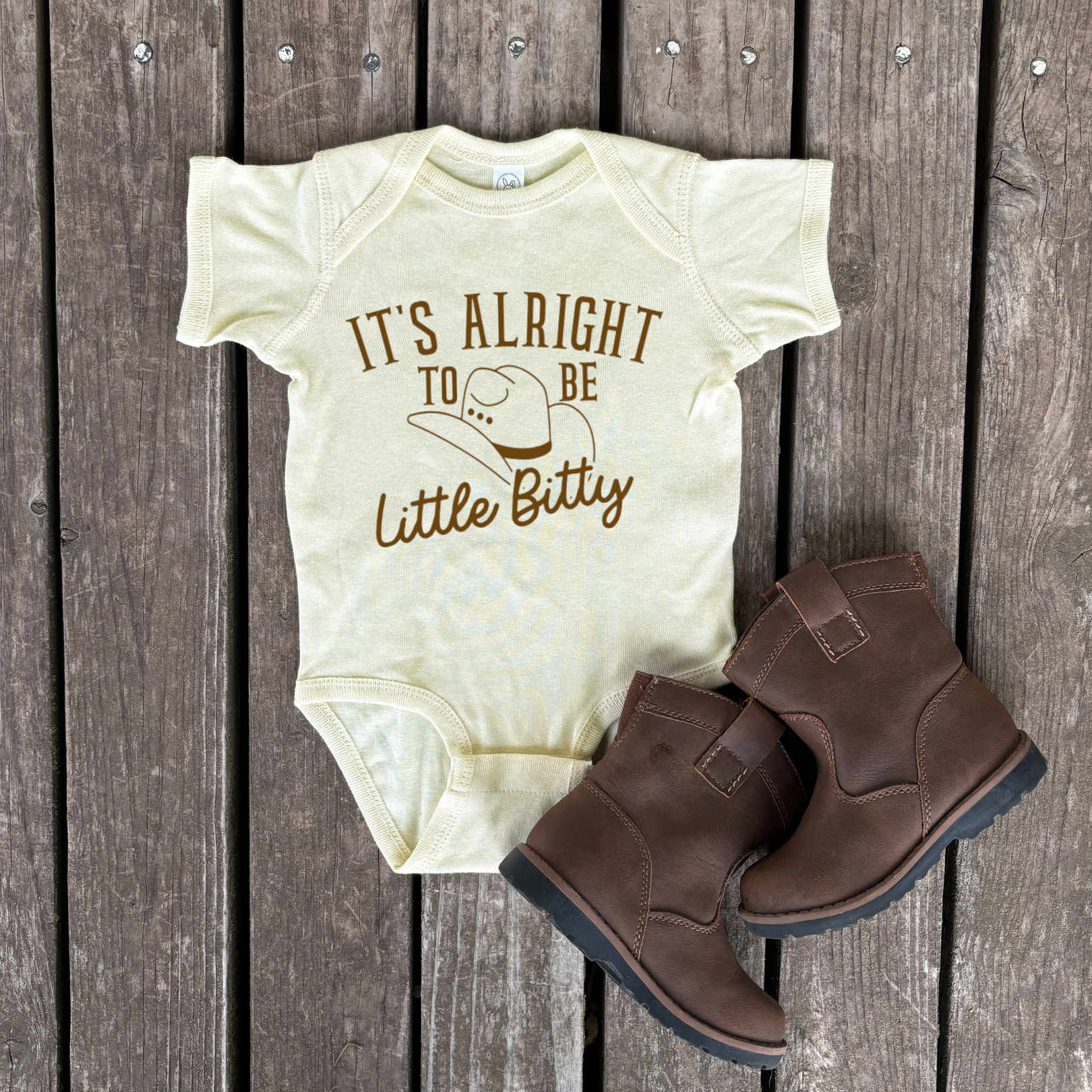 Sage & Soil - Wholesale Bodysuit (Non-Footed) - Baby - It's Alright To Be Little Bitty Infant Bodysuit3
