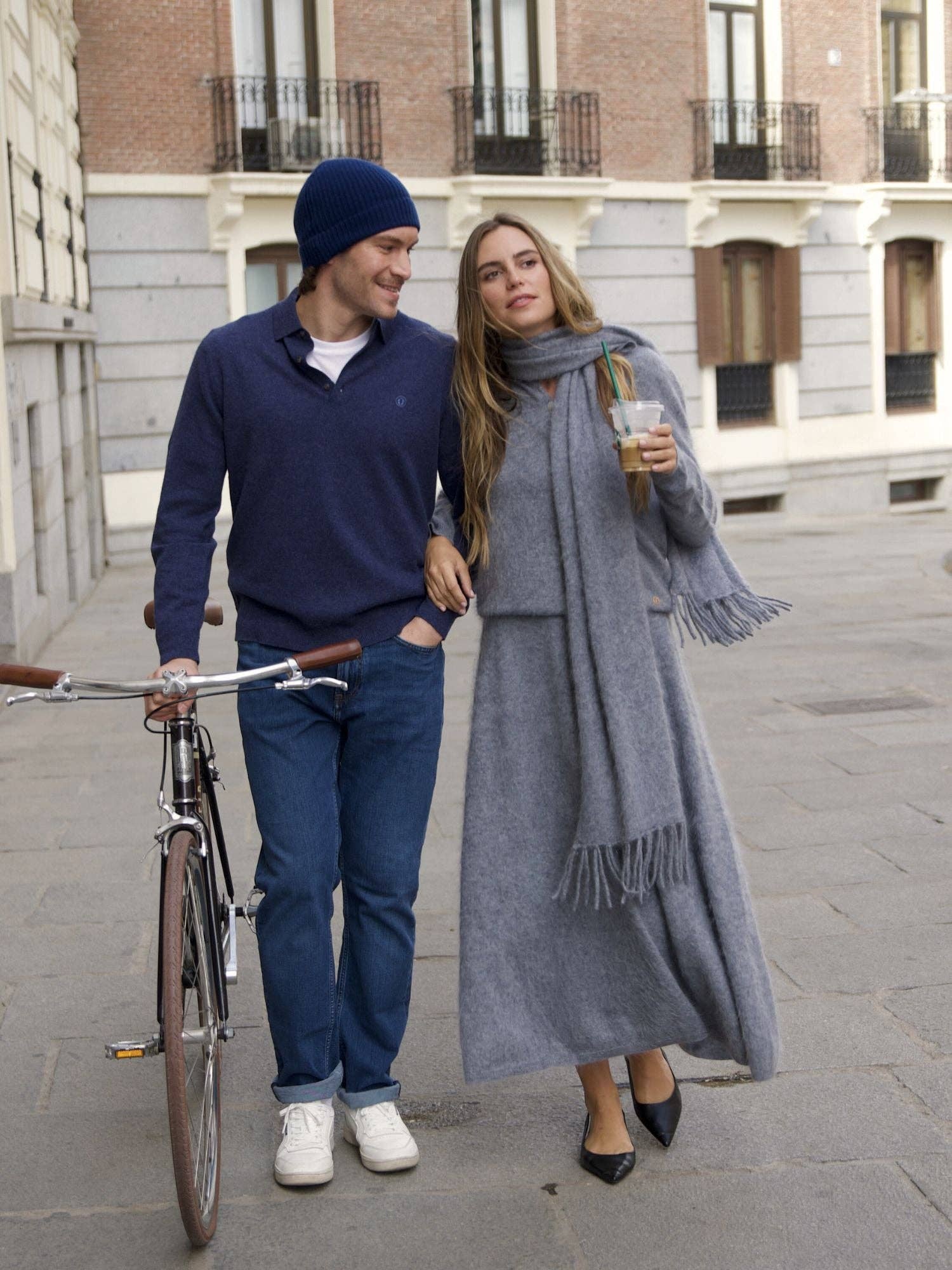 Bel Cashmere S.C. - Wholesale Skirt - Women's - Madison Cashmere Skirt Grey0