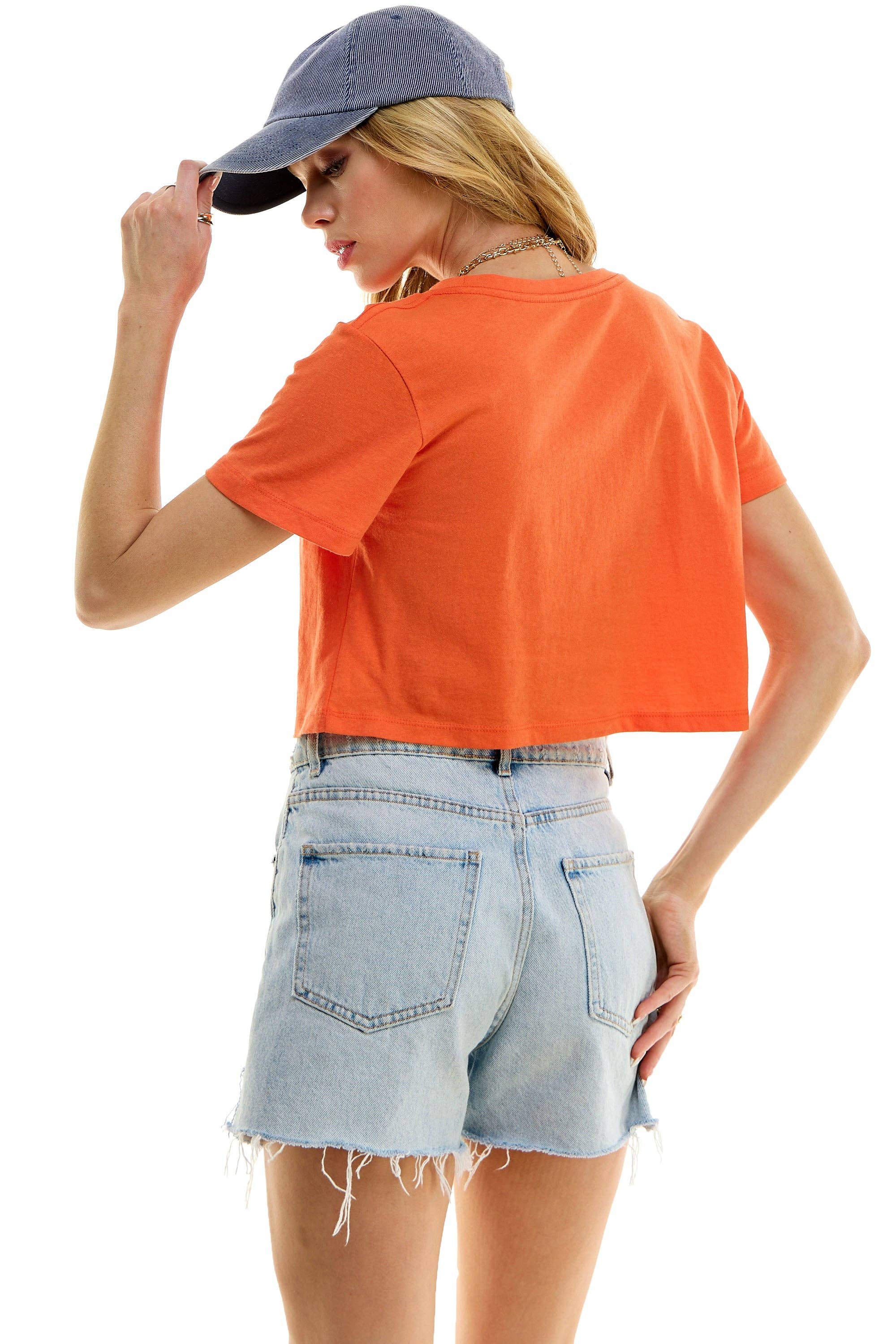 LOVING PEOPLE - Wholesale T-Shirt - Women's - Premium Cotton Crop Tees129