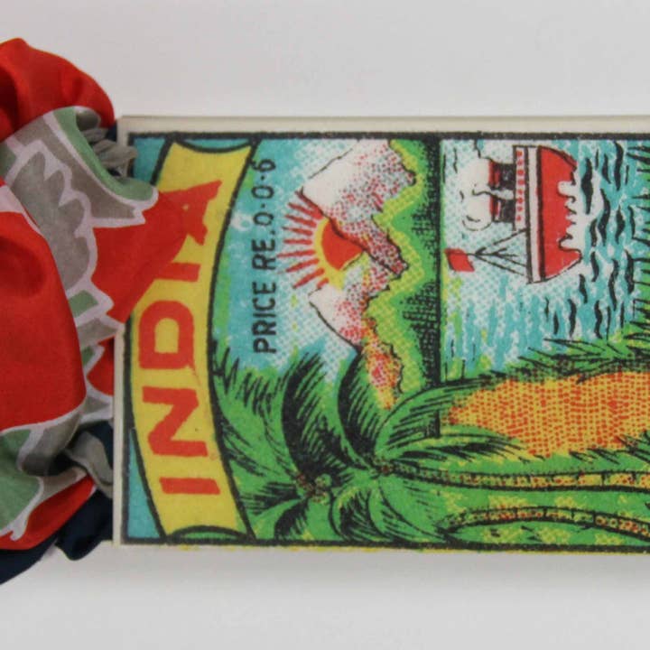 Les Belles Vagabondes - Wholesale Head Scarf - Women's - Mini Agami Marine Navy4