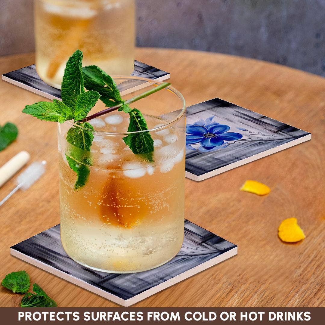 3dRose - Wholesale Coasters - 3dRose, Image of a forget me not flower, Coaster2