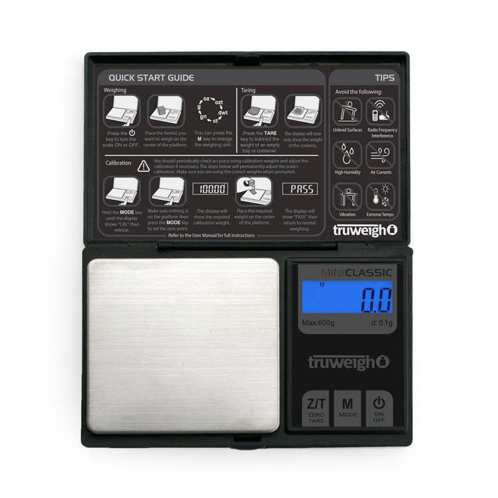 Cannatron - Wholesale Kitchen Tool/Gadget - Truweigh Mini Classic Scale - 600g x 0.1g2