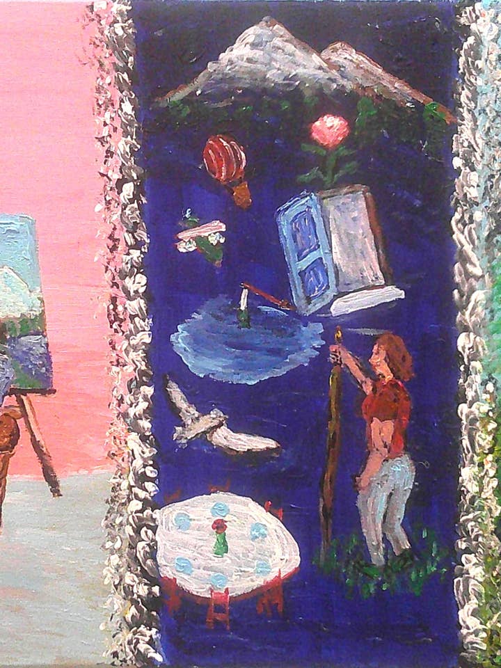 16x20 artist process acrylic print for wholesale by Acrylics by Sammi