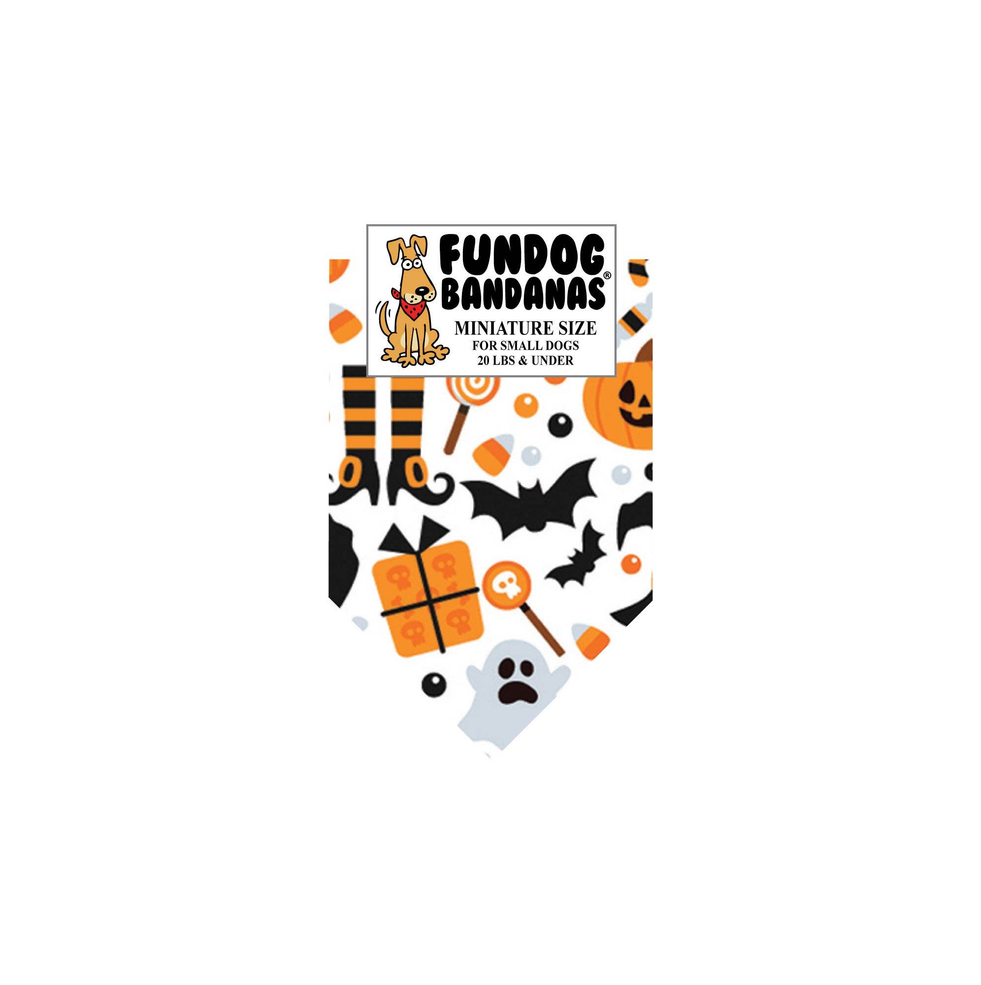 5 Pack - Witches & Pumpkins Dog Bandana for wholesale on Faire1