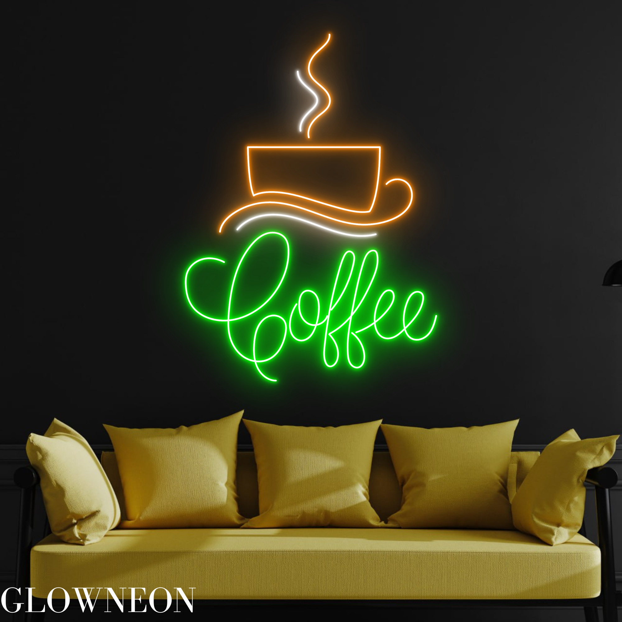 Glow Neon - Wholesale Neon Sign - Coffee Cup Neon Sign, Coffee Led Sign, Coffee Shop Decor0