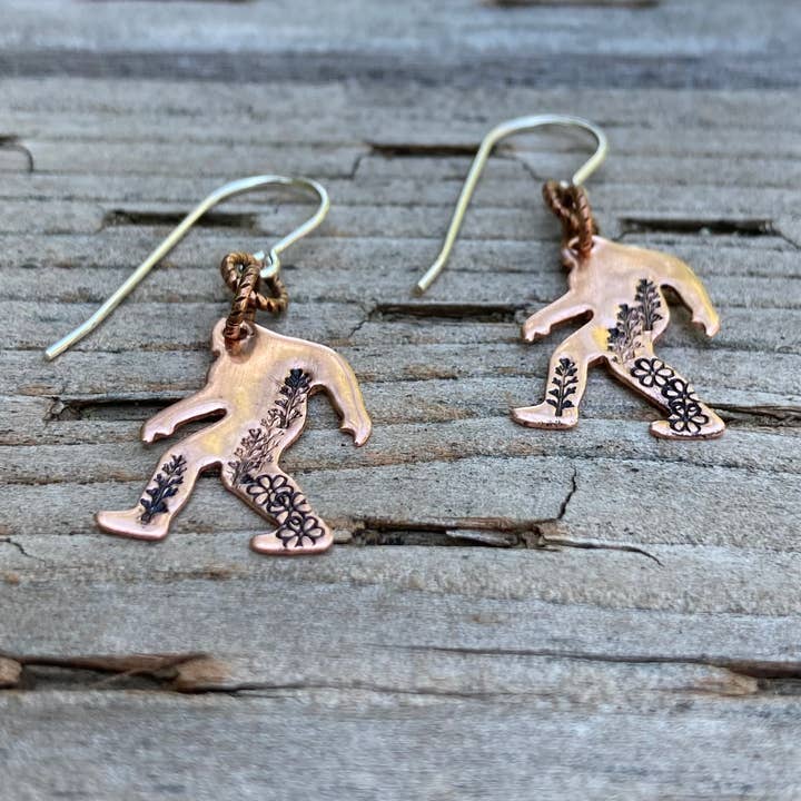Rox-anne - Wholesale Dangle Earrings - SASQUATCH!!!!!1