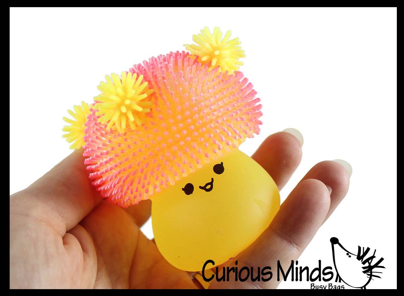 Curious Minds Toys - Wholesale Fidget Toy - Kids - 1 Mushroom Sugar Puffer Ball - Thick Glue/Gel Syrup Molasses3