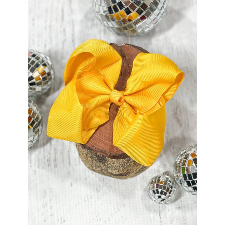 The Hair Bow Company - Wholesale Hair Bow - Kids - Classic Grosgrain Hair Bow - Alligator Clip - 4.5"12