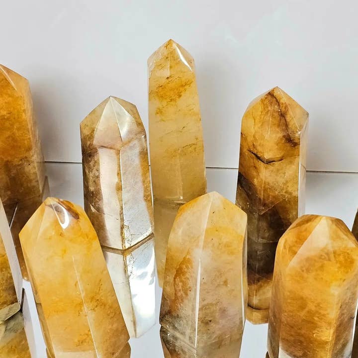 Distinction Crystals - Wholesale Spiritual Stone/Crystal - Golden Healer Quartz Crystal Prism