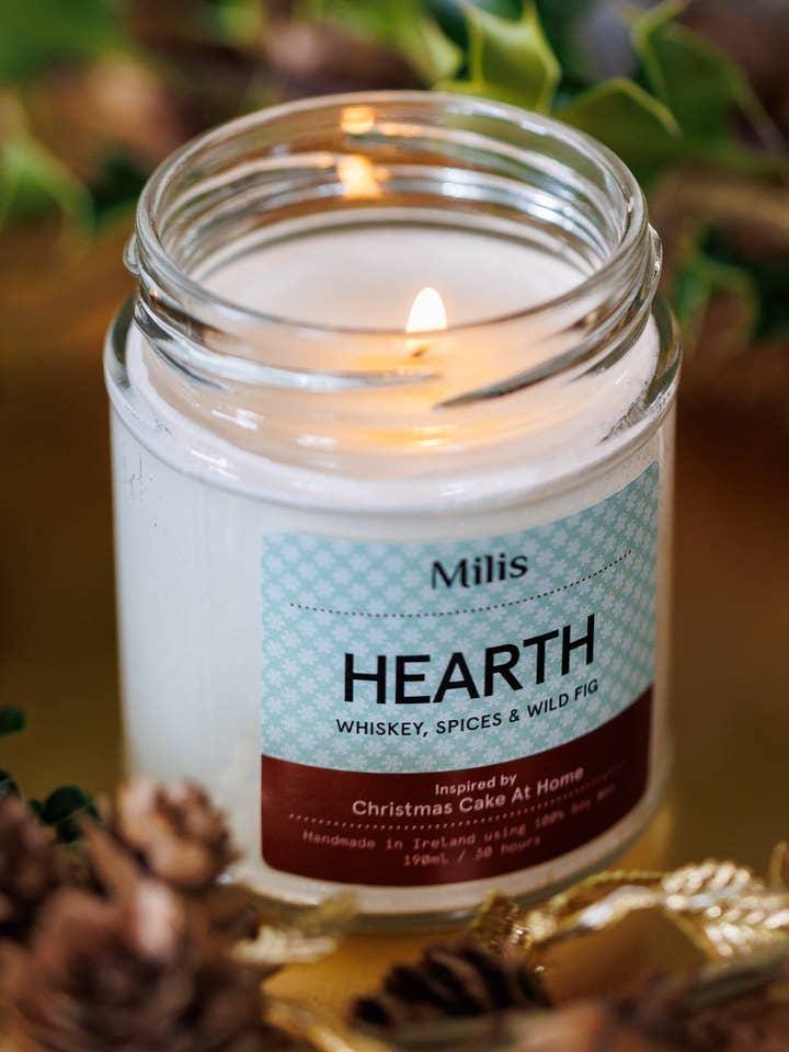 HEARTH - SOY WAX SCENTED CANDLE for wholesale by Milis