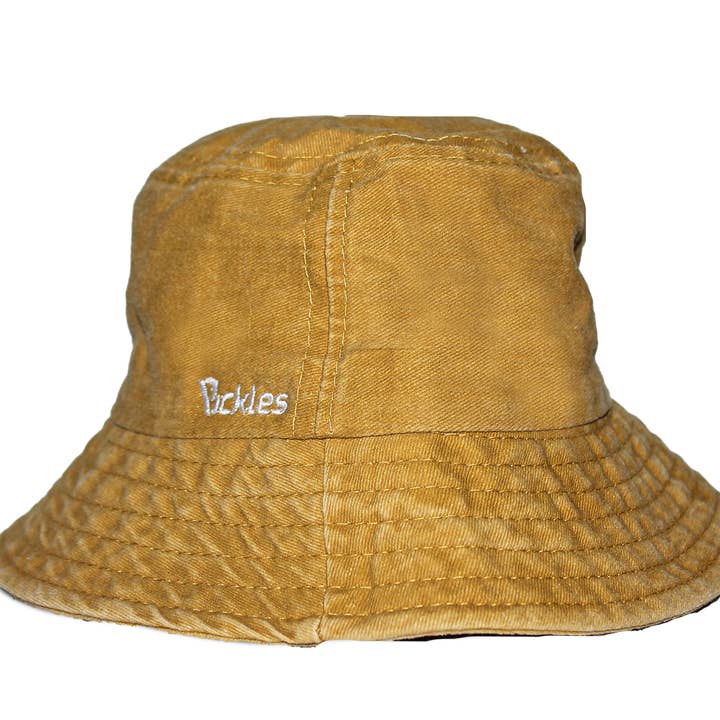 Yellow bucket hat (kids) for wholesale by Pickles