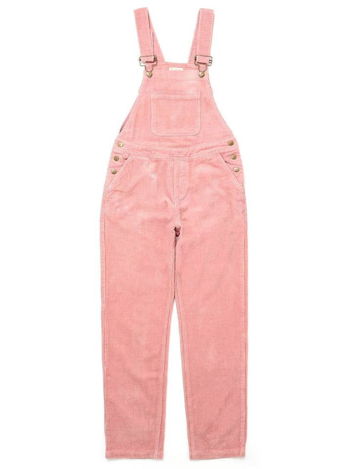 Adult Pink Chunky Cord Dungarees for wholesale by Dotty Dungarees