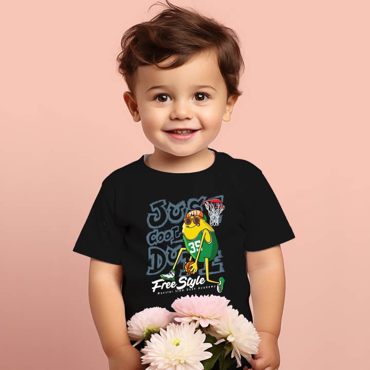 T-shirt per bambini Just Cool Dude per la vendita all'ingrosso da parte di Emogifts