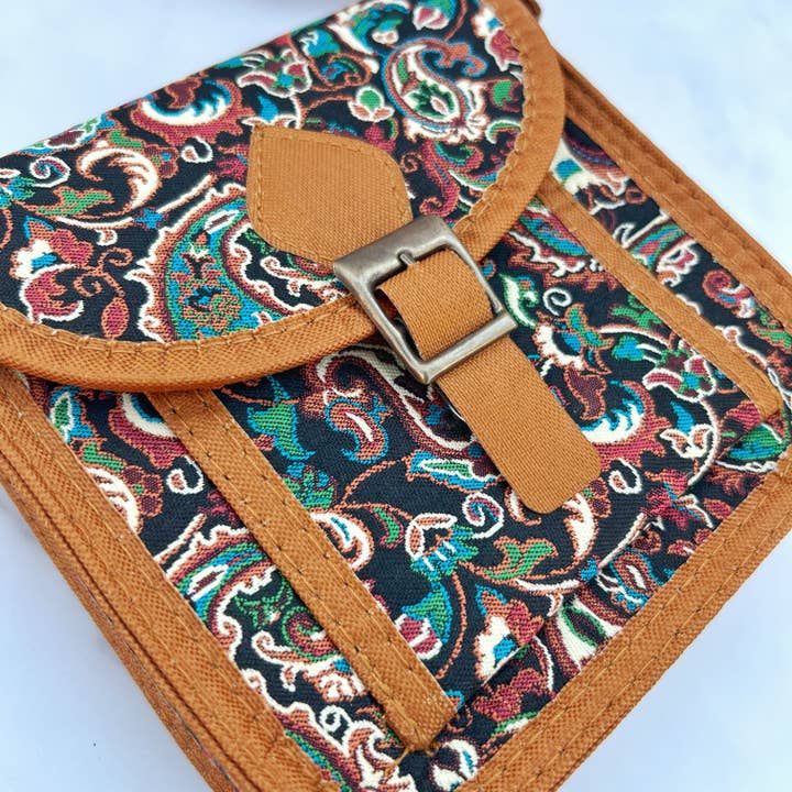 Gypsy Soul - Wholesale Crossbody Bag - Women's - Paisley Bohemian Crossbody Chic Purse - Assortment of 8 Pcs11