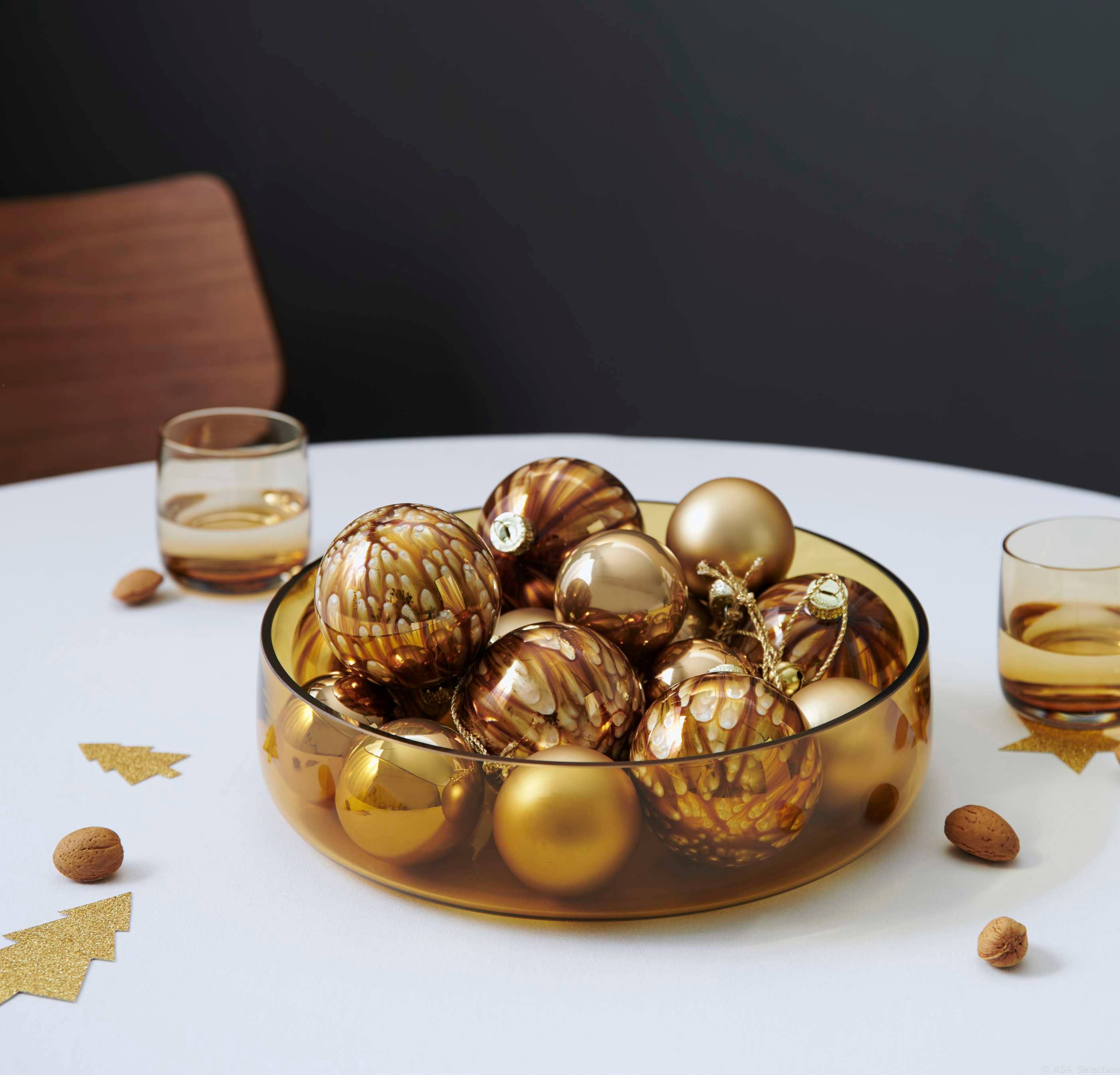 ASA Selection - Vente Assiettes/plats/bols de décoration - Bols décoratifs en verre soufflé AJANA (Med&Lrg) * Délai de livraison de 2 à 3 mois6