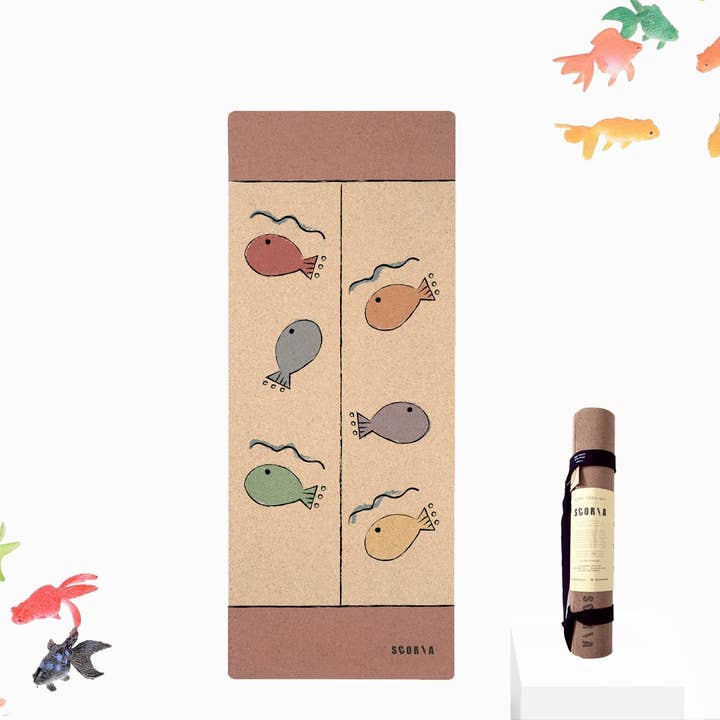 Tappetino Yoga e Gioco in Sughero Non Tossico per Bambini per la vendita all'ingrosso da parte di Scoria World Inc.