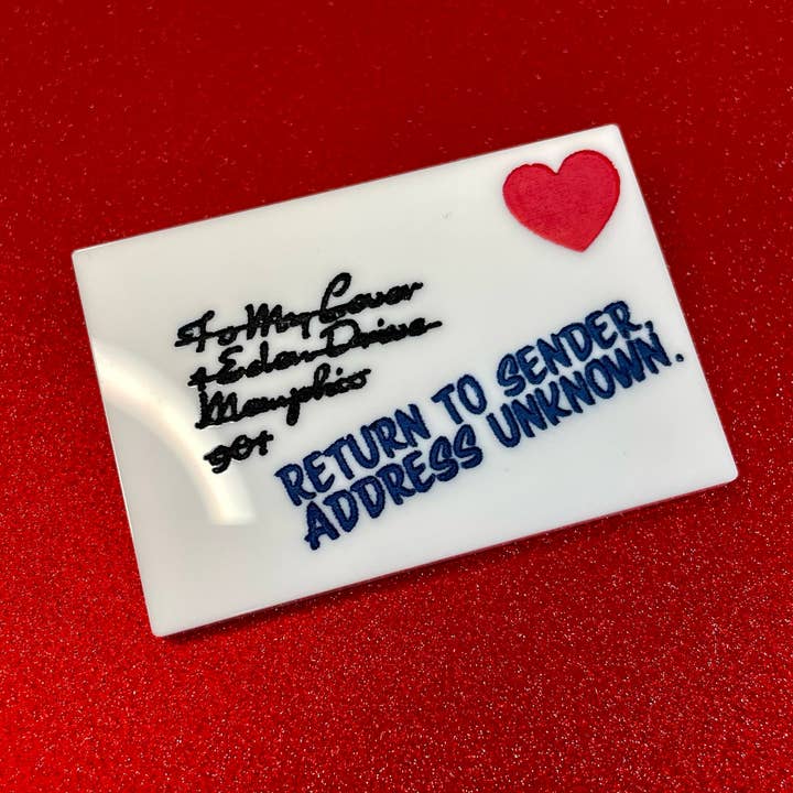 Terug naar afzender broche voor wholesale door Hung On You Boutique