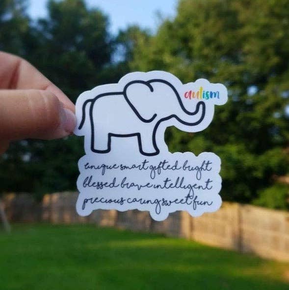 A Little Design Company – wholesale Sticker – Autism Awareness Sticker0