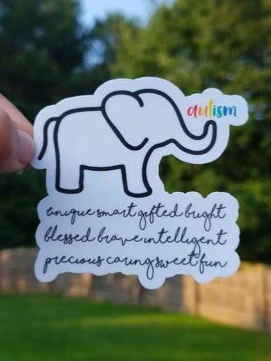 Sticker voor bewustzijn van autisme voor wholesale door A Little Design Company