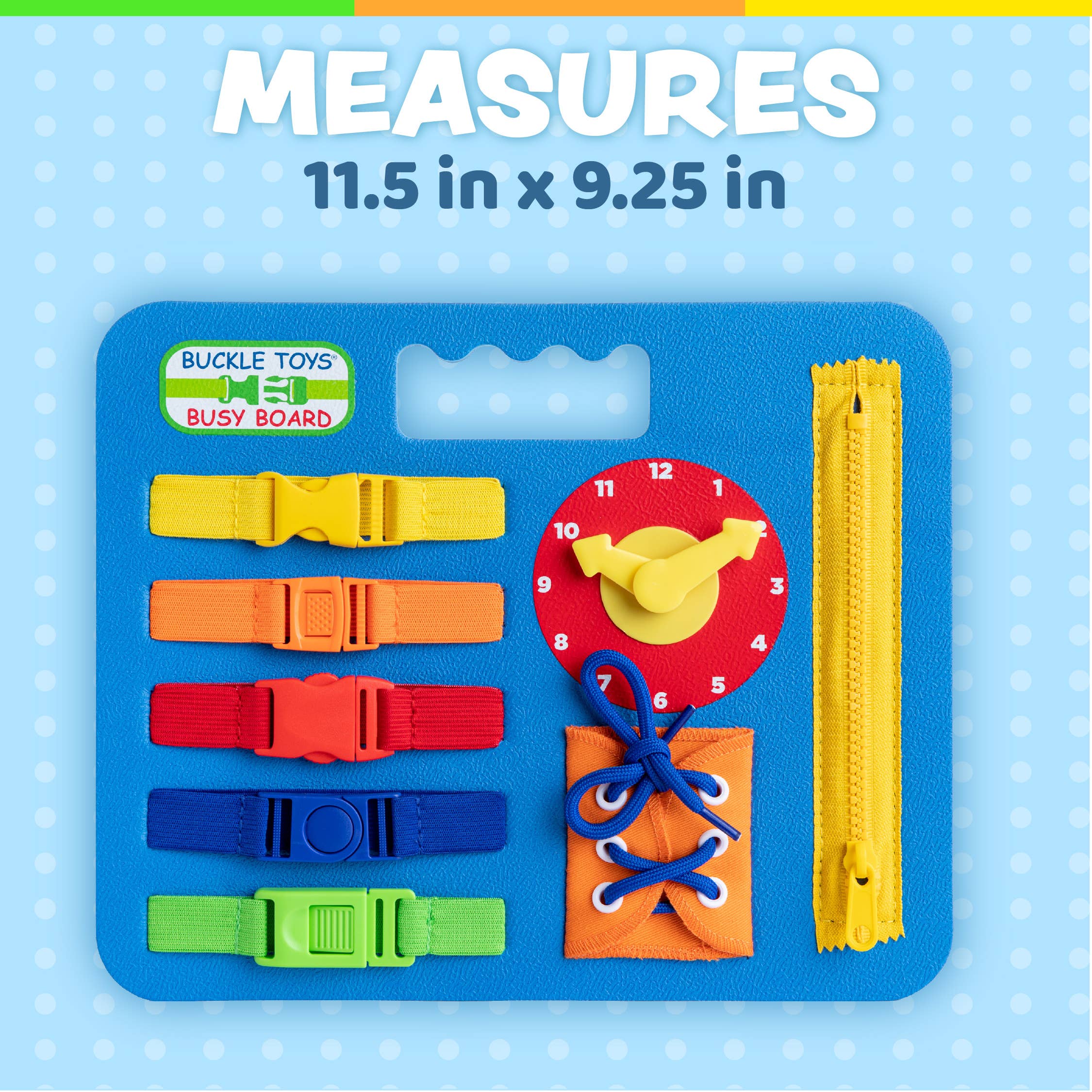 Buckle Toys - Wholesale Toy Set - Kids - Busy Board Blue4