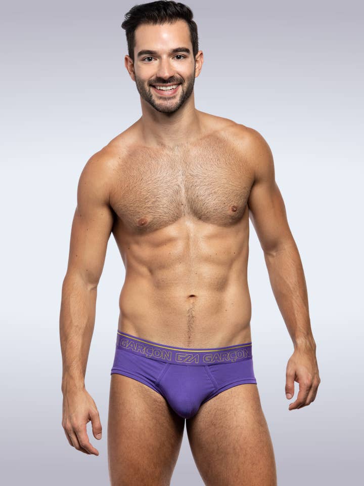 Paarse bamboe slip voor wholesale door GARCON® Underwear