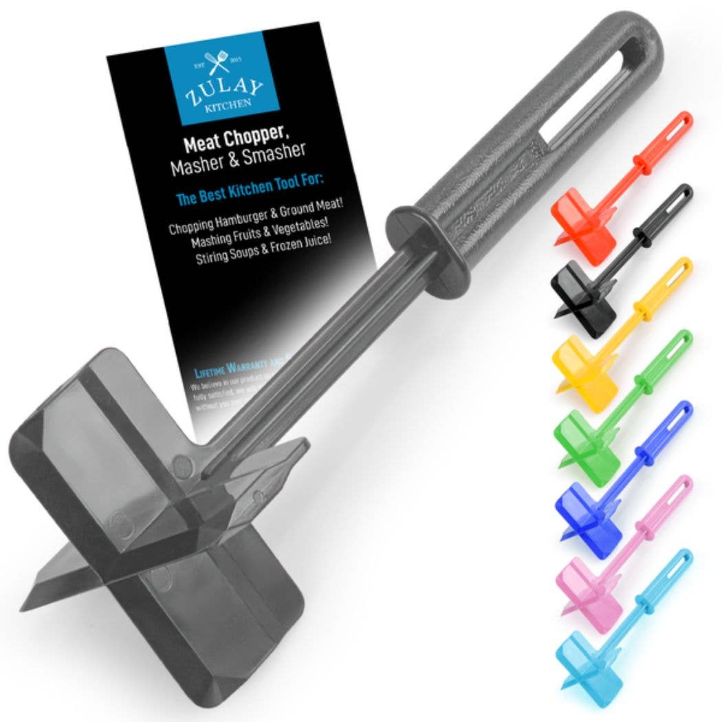 Zulay Kitchen - Wholesale Kitchen Tool/Gadget - Meat Chopper For Ground Beef And Ground Beef Smasher7