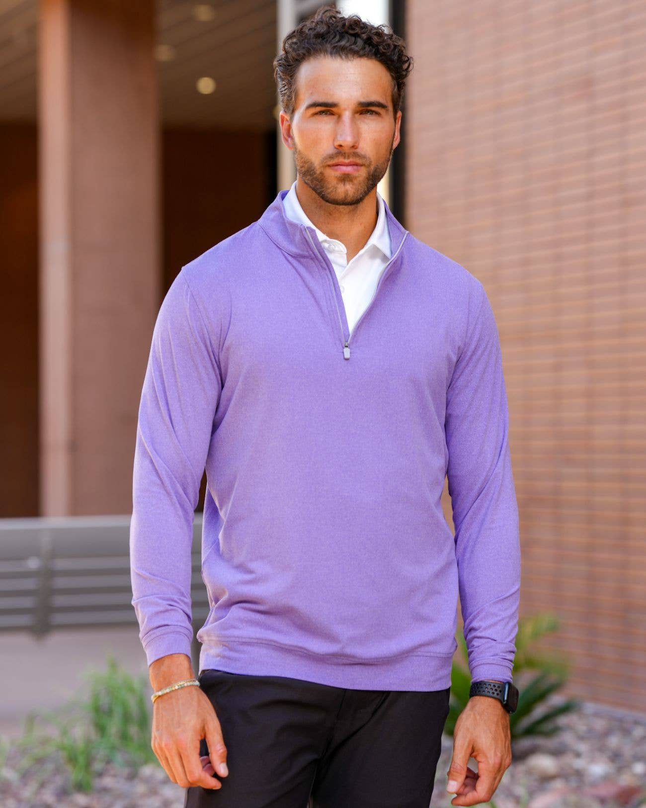 USA Palm – Polo - Homem por atacado – Fecho de 1/4 Mesclado76