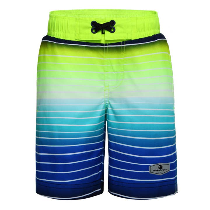Boys' Quick Dry Mesh Lined Swim Trunks Swimwear for wholesale by Rokka & Rolla