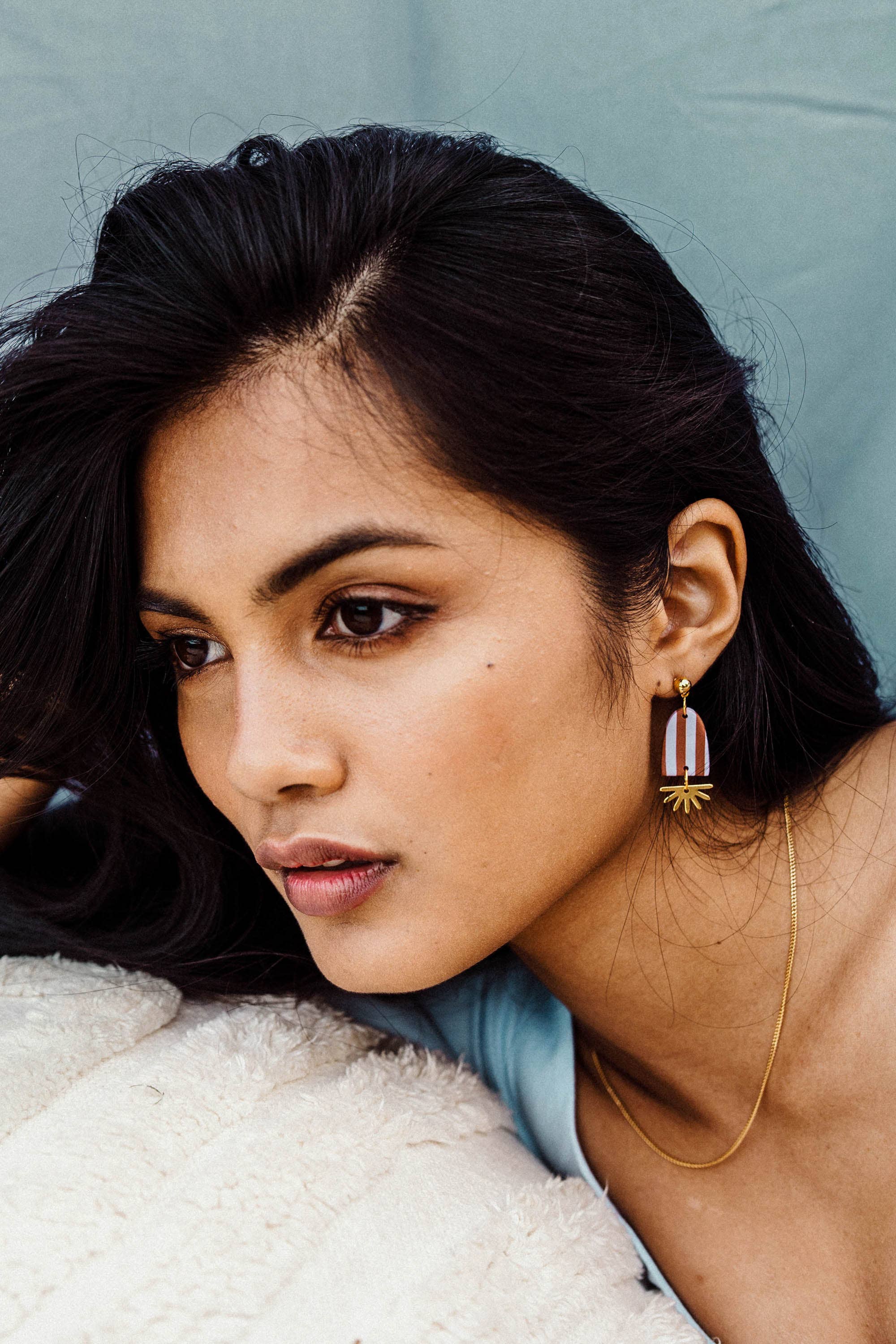 Pepper You - Wholesale Dangle Earrings - Sunny Stripe Drop Earrings 2