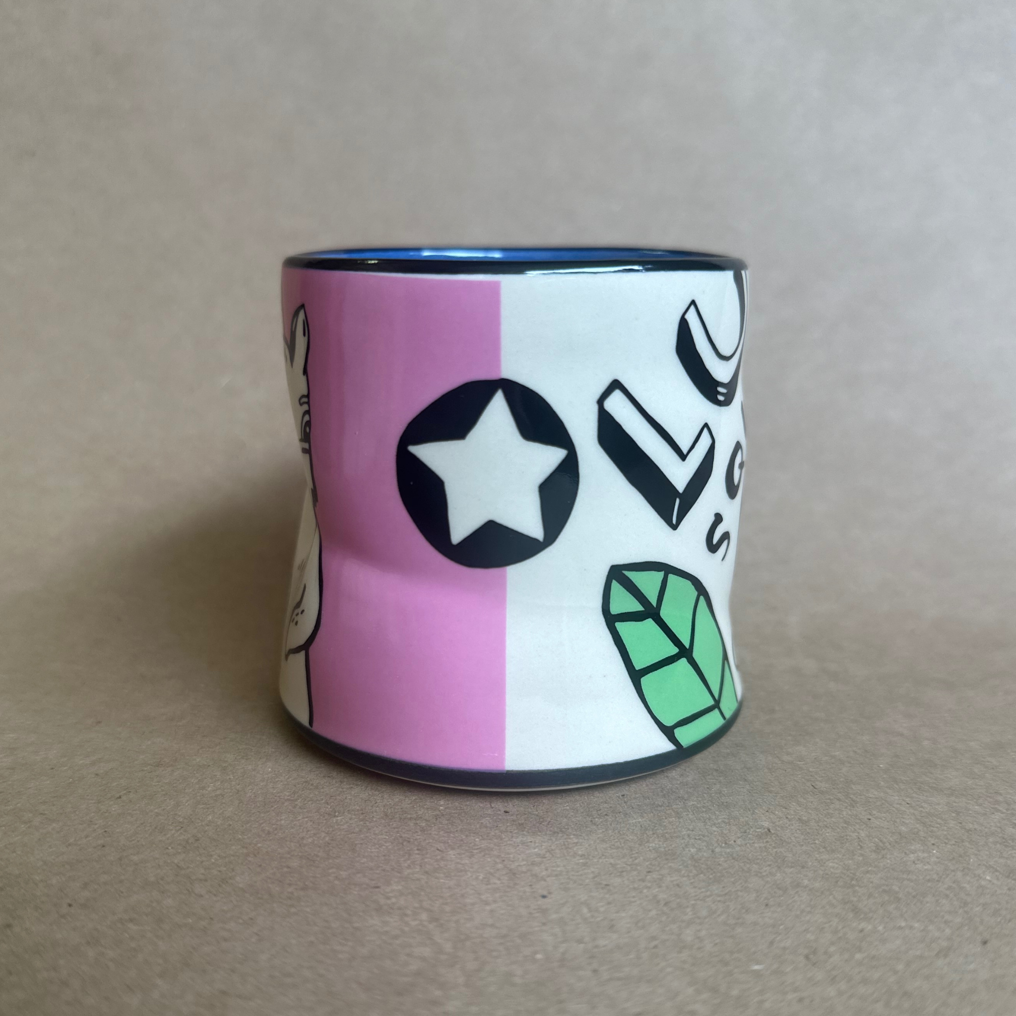 The Bowl Maker - Wholesale Drinking Glass/Cup - Lucky Squirrel Cup - Medium1