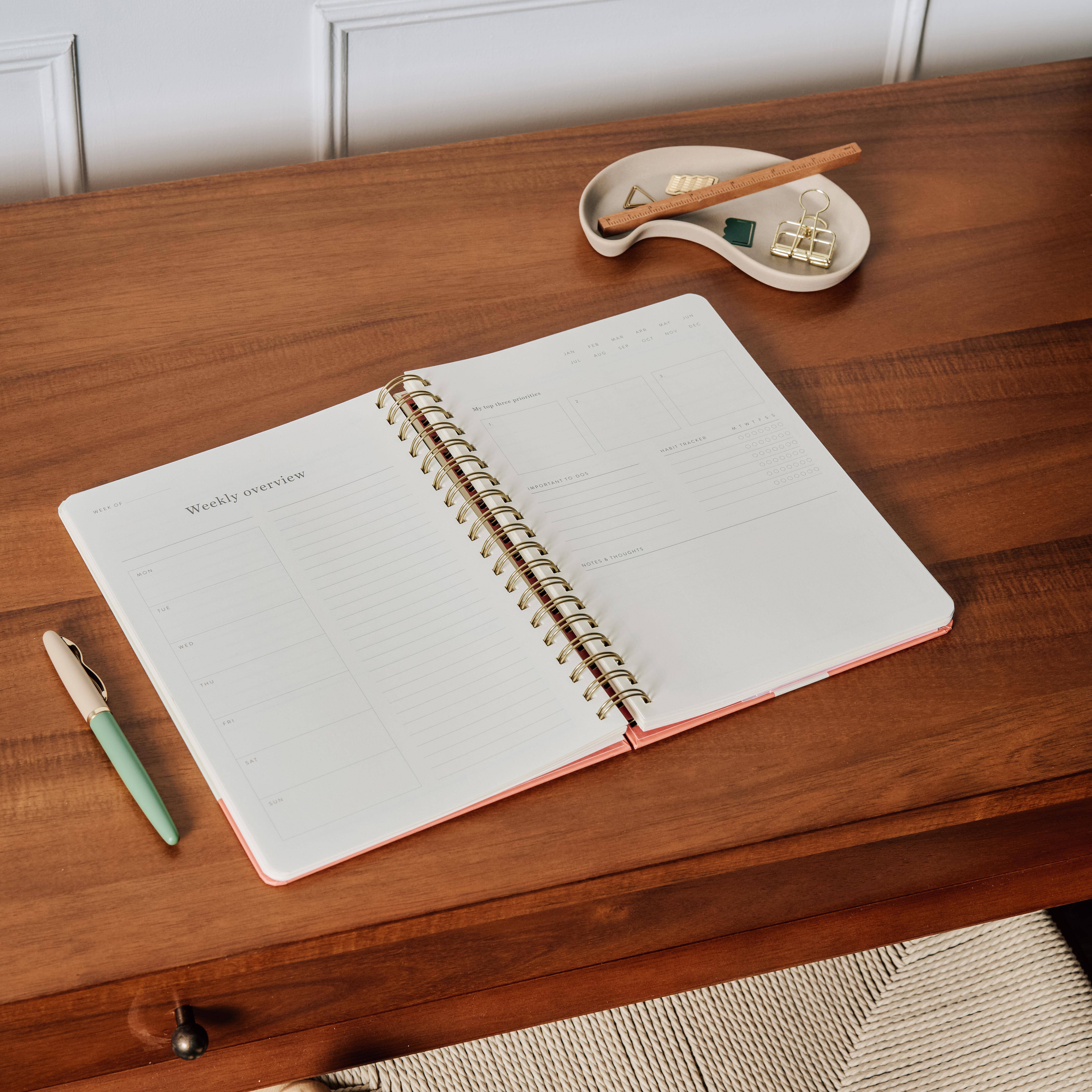 Papier - Wholesale Planner - Daily Planner, Undated, Hardcover B5 Spiral - Gradient Orb 6