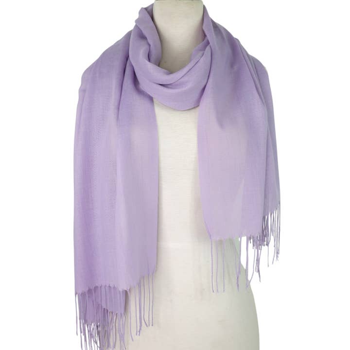 TAPA fashion - Wholesale Scarf - Women's - Plain Viscose Scarves VP1211B (12PC)2