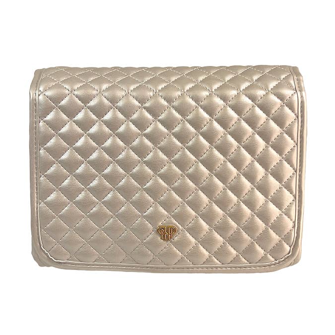 Getaway Toiletry Case - Pearl Quilted for wholesale by PurseN (new)