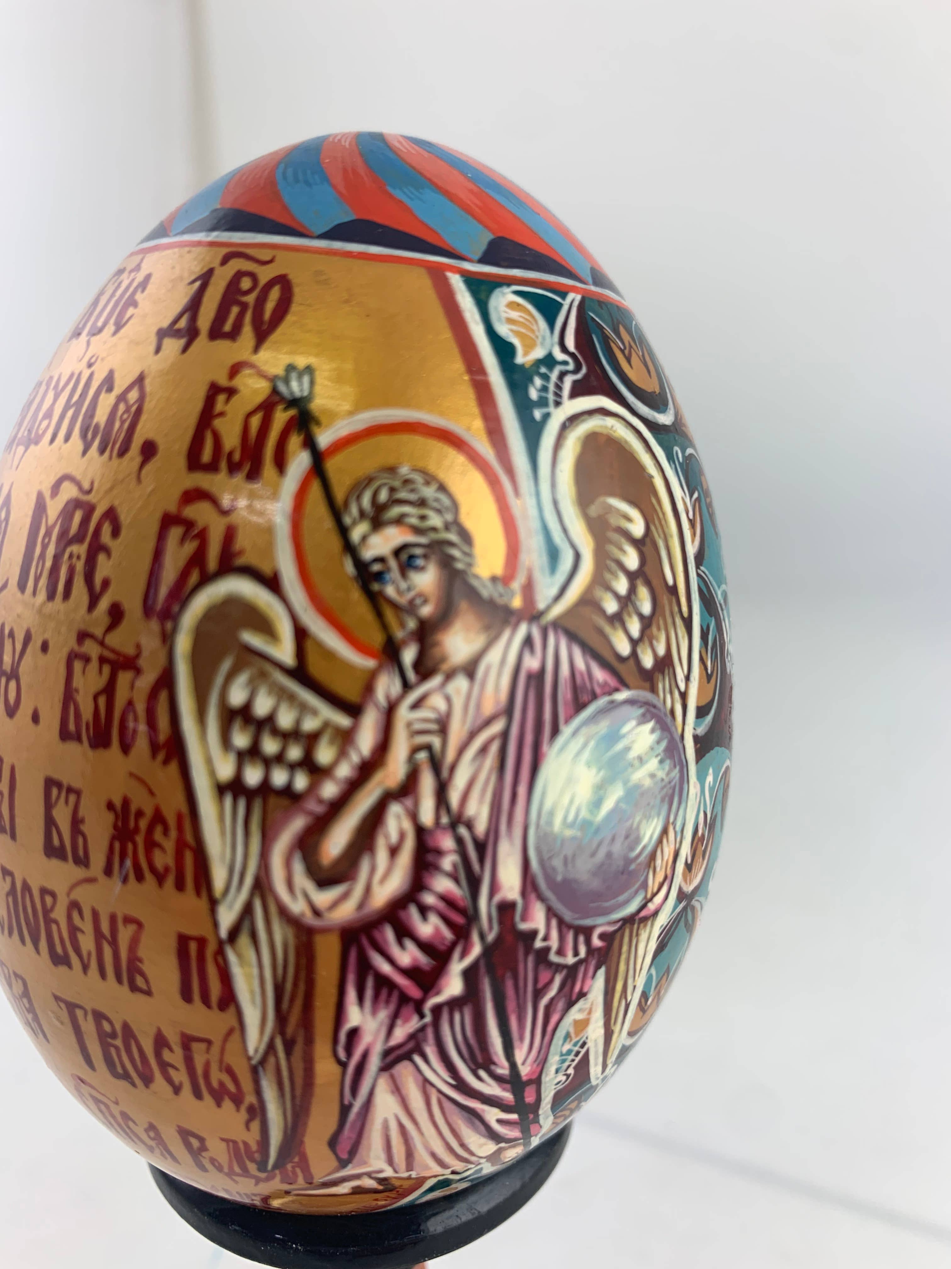 Golden Cockerel - Vendita all'ingrosso Decorazioni da tavolo - Uovo iconico ortodosso panoramico vintage21