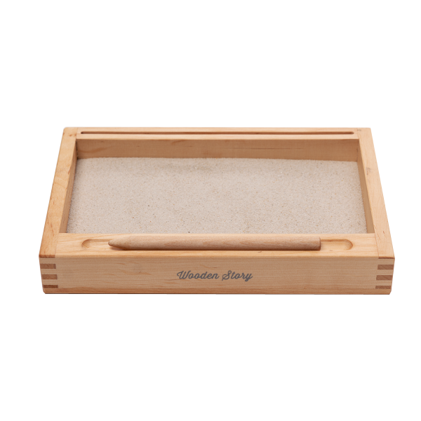 Wooden Story Sp. z o.o. - Wholesale Wood Toy - Kids - Stand writing tray +card holder - sensory toy3