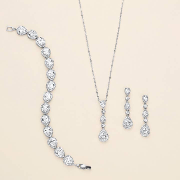 allureweddingjewelry - Wholesale Jewelry Set - Mandy CZ Jewelry Set1