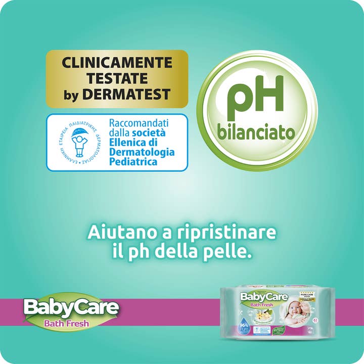 Babylino - Wholesale Face & Body Wipes - Baby - Babycare Aqua Pure Wipes With Shea Butter, 54 Units4