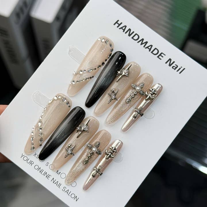 foamboxnail - Wholesale Press-On/Fake Nails - hand made Press on Nails gd24140