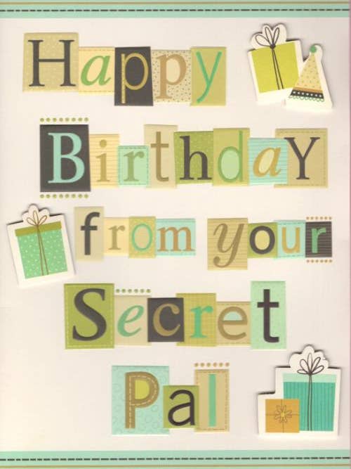 Birthday Secret Pal | GRTC | MD | 44856K for wholesale by DICKENS INC.