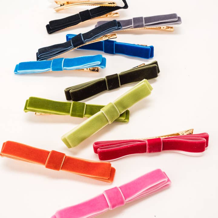 Violet & Brooks - Wholesale Hair Clip - Women's - Viola Bow Clip Trio