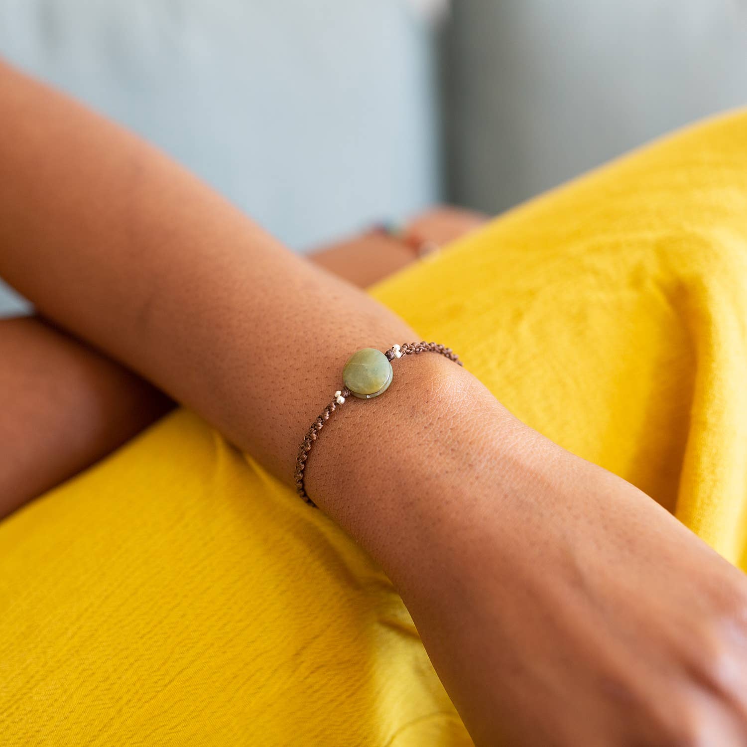 Lucia's Imports - Wholesale Beaded Bracelet - Macrame Jade Stackable Bracelet3