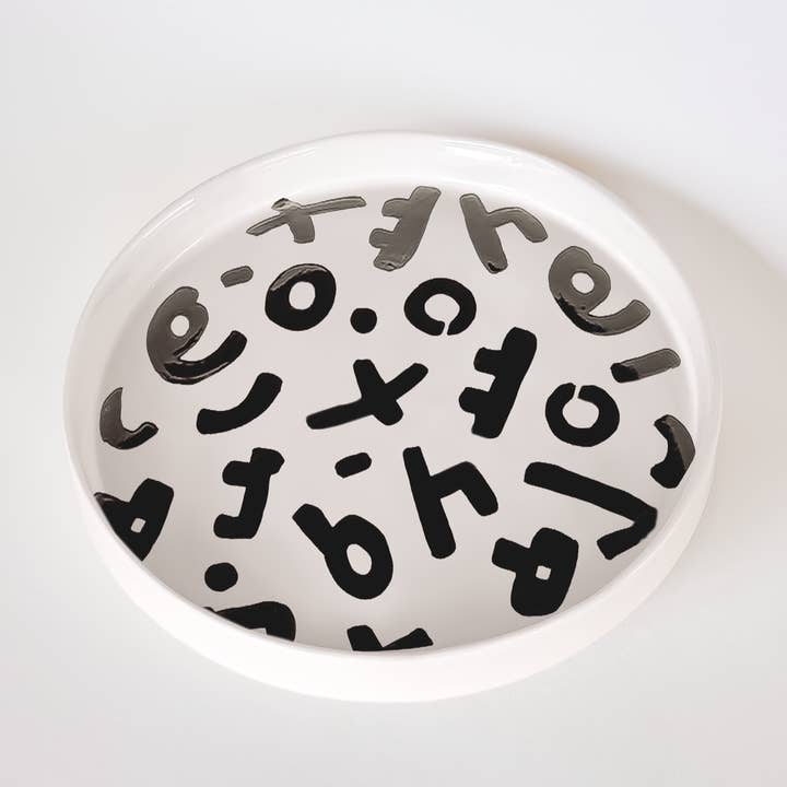 Tokyo plate - volcano black for wholesale by Magazin Minori