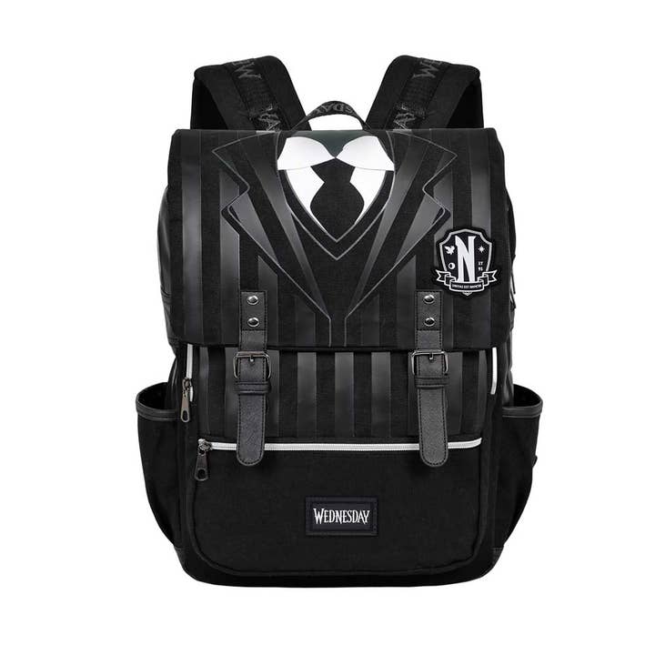 KARACTERMANIA - Wholesale Backpack - Women's - Wednesday Uniform-Oxford Backpack, Black3