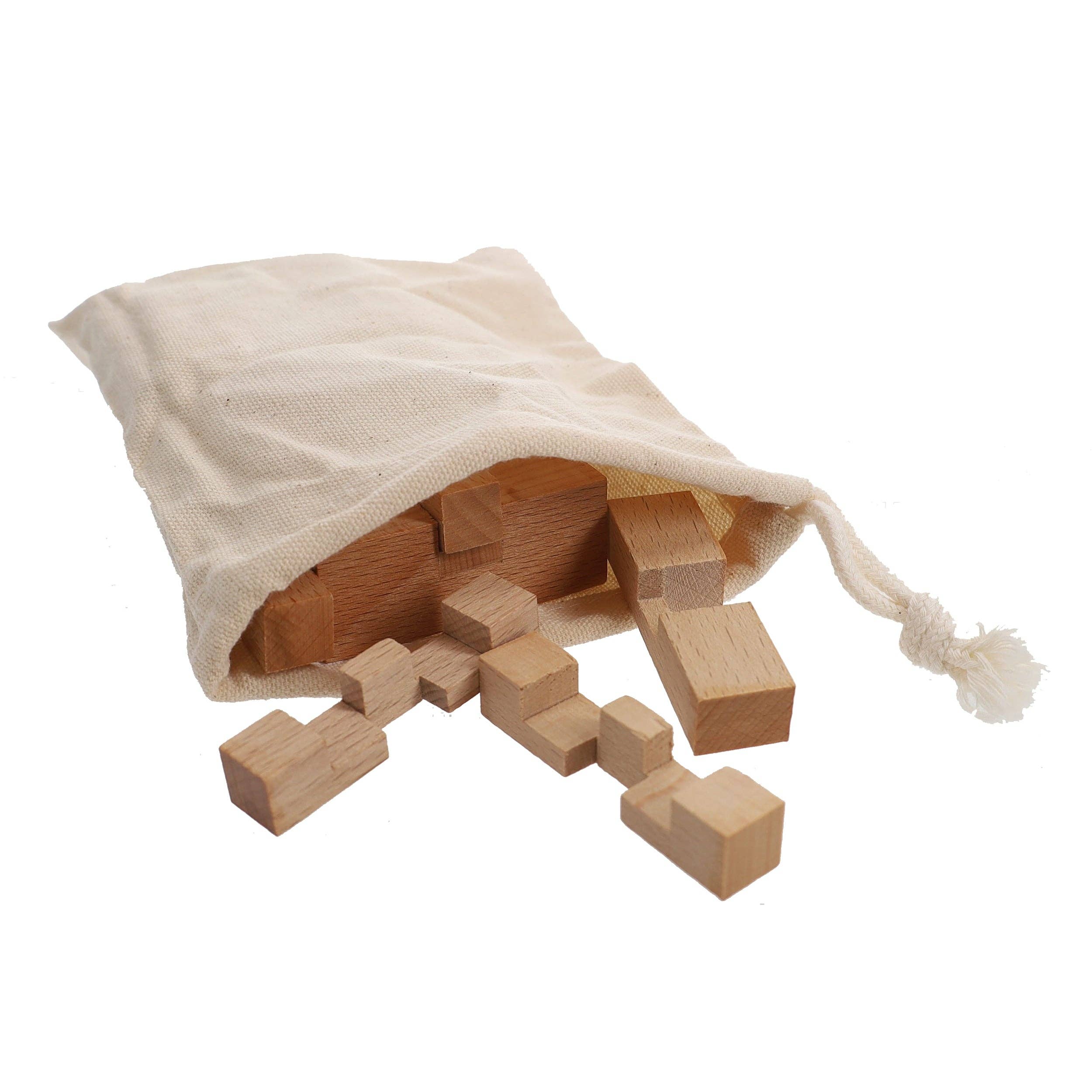 Wood Expressions - Wholesale Puzzle - Adult - Solid Wood 3D Cube Puzzle8