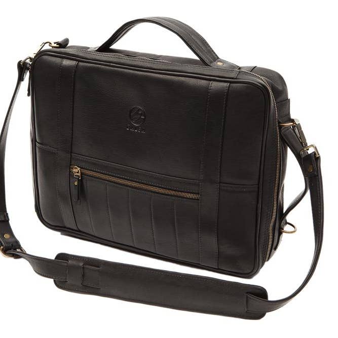 Bifunctional Black Briefcase for wholesale by BALSA