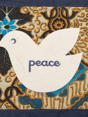 Batik Peace Dove for wholesale by Good Paper