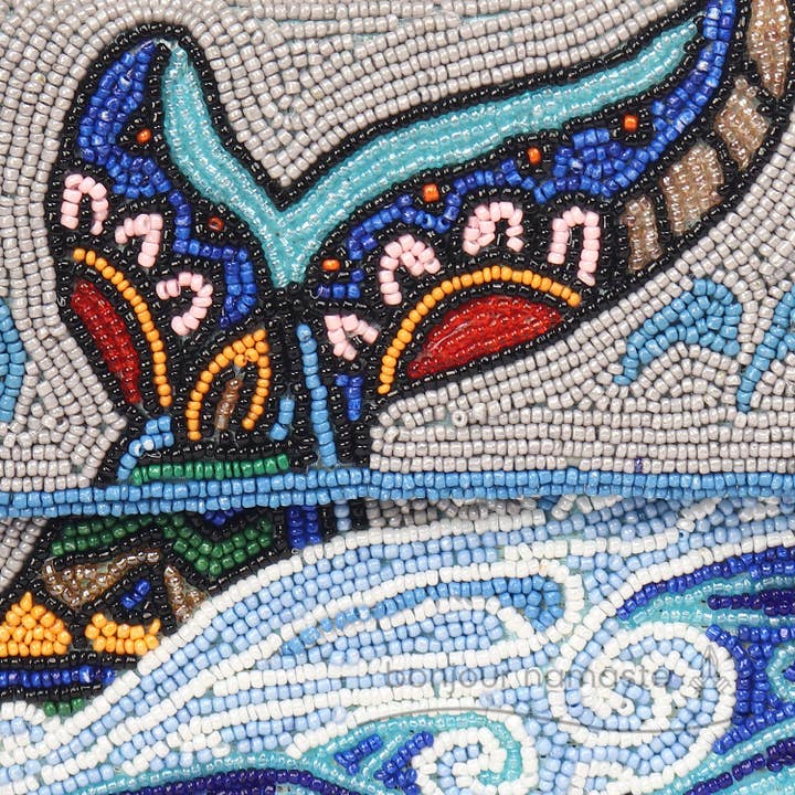 Handmade Whale Tail Beaded Purses | Curated Retail-Ready Bag for wholesale by Bonjour Namaste