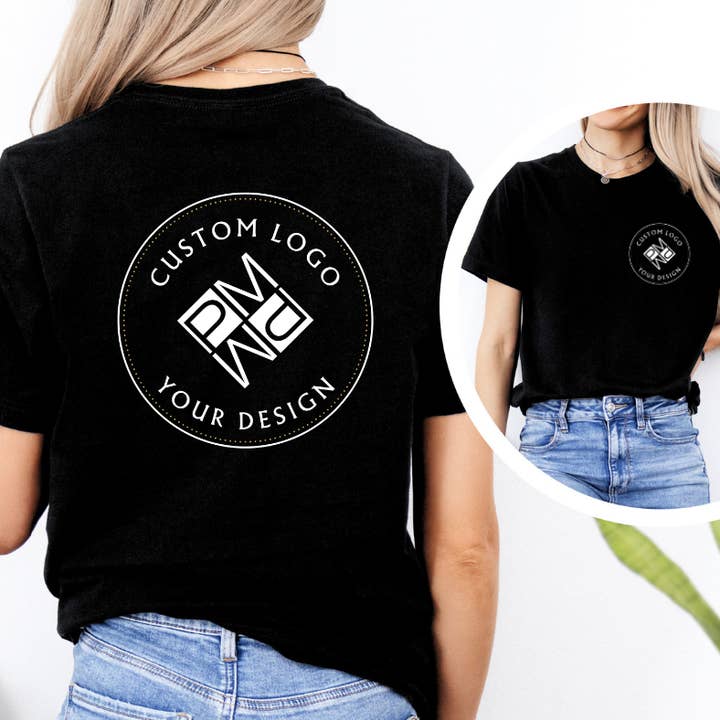 Logo personnalisé T-shirt unisexe Bella Canvas | T-shirt premium pour la vente par Press and Merch